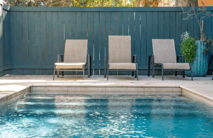 Heated Saltwater Guest Pool at 257 Rutledge